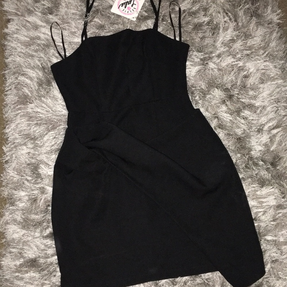 Black cocktail dress